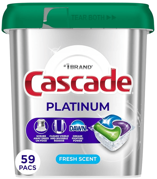 Cascade Platinum Pods 59-Count Only $12 Shipped on Amazon (Reg. $20)