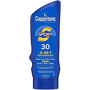 [SnS, AC] $3.59* | 7-Oz Coppertone SPORT SPF30 Sunscreen Lotion at Amazon