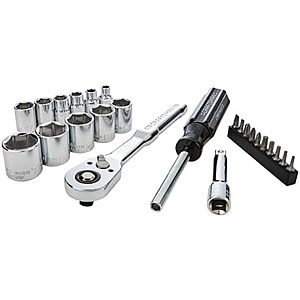 $19.10* | 24-Piece CRAFTSMAN 3/8 Inch Drive SAE Mechanics Tool Set at Amazon