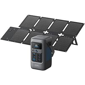 $179.99* | Anker SOLIX C200 DC 192Wh LiFePO4 USB Power Station + 60W Solar Panel at Amazon