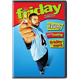 The Friday 3-Movie Collection (DVD) $5 + Free S&H w/ Walmart+ or on $35+