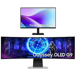 Samsung EPP/EDU: 49" Odyssey G95SD Dual QHD 240Hz OLED Curved Gaming Monitor + 27" 1080p IPS Monitor + Resident Evil Requiem $1000 + Free S/H