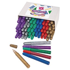 72-Pack Colorations Glitter Gloo Pens Value Pack w/ 6 Colors Craft Glue $10.07 (14c Ea) + Free Shipping w/ Prime or on $35+
