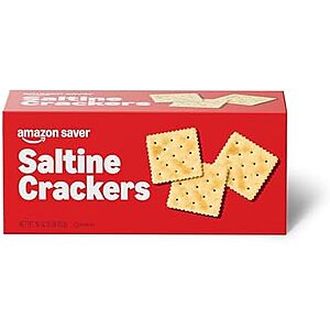 Amazon Saver, Saltine Crackers, 16 Oz (Previously Amazon Fresh, Packaging May Vary)~$1.56 After Coupon & S&S @ Amazon