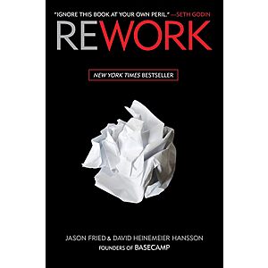 Rework (Kindle eBook) $2