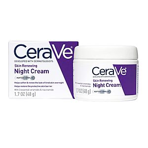 1.7-Oz CeraVe Skin Renewing Night Cream Face Moisturizer $11.70 w/ Subscribe & Save