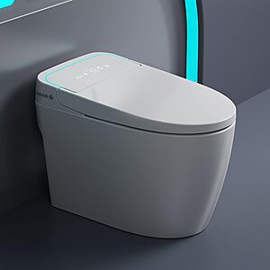 Glendan Smart Toilet w/ Auto Flush, Heated Seat $237 @ Amazon