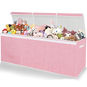 35.8"x12.6"x16" Pantryily Extra Large Kids Collapsible Toy Storage Box (Pink Only) $14.99 + Free Shipping w/ Prime or on $35+