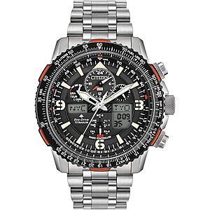 $497.50: 45mm Citizen Men's Promaster Air Skyhawk Eco-Drive Super Titanium Watch (Model: JY8108-53E) at Amazon